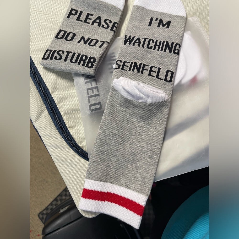Two pairs of ankle length socks do not disturb. I’m watching Seinfeld NWT